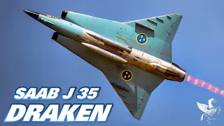 J 35 Draken "The Kite/Dragon" | The Swedish Supersonic Fighter Interceptor With A Futuristic Design