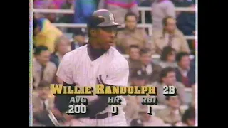 Cleveland vs Yankees (4-13-1987)