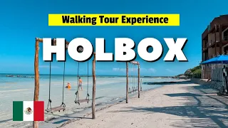 HOLBOX, MEXICO Walking Tour 4K - Immersive Sound | WTE #11