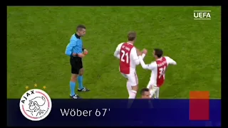 AJAX 3-3 BAYERN MUNCHEN(ALL GOALS AND RED CARD S)