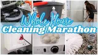 EXTREME CLEAN WITH ME MARATHON | WHOLE HOUSE CLEANING MOTIVATION