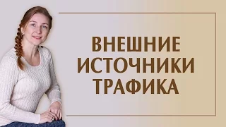 Источники трафика на Youtube. Внешние ресурсы