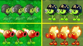 Every PEASHOOTER PvZ 1 vs PvZ 2 - Which Pea Plant Will Win?