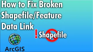 How to Fix Broken/Missing Shapefile/Feature Class Data Links in ArcGIS Pro | ArcGIS Pro