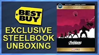 Avengers: Age of Ultron Best Buy Exclusive Marvel Studios First Ten Years Blu-ray SteelBook Unboxing