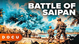 Battle of Saipan (WW2,ORIGINAL FOOTAGE, WORLD WAR 2, War Battle, Japan, USA)