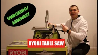 Ryobi Table Saw Assembly and Unboxing