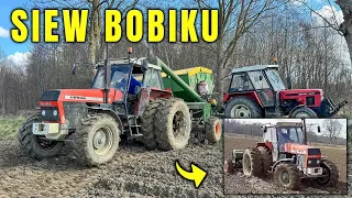 Siew Bobiku-Ursus 1614 Na Bliźniakach-Jak Głęboko Sieje Się Bobik?Skrzynia Case Magnum Jest Wygodna?