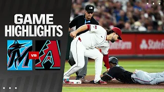 Marlins vs. D-backs Game Highlights (5/24/24) | MLB Highlights