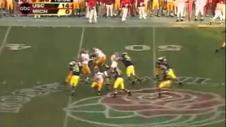 2003 USC football highlights vs. Michigan - national championship - January 1, 2004 Rose Bowl