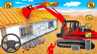 City Construction JCB Excavator 3D - Heavy Crane Driving Simulator - Android Gameplay