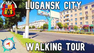 Lugansk, Donbass - Virtual Walking Tour around the City - Sovetskaya street