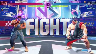 Street Fighter 6 E.Honda vs Ryu Rank Match