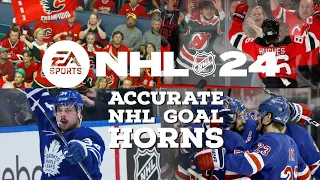 NHL 24 With Accurate Goal Horns