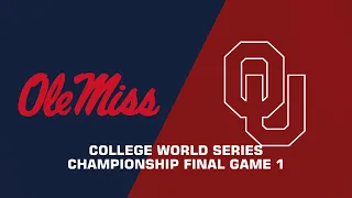 Ole Miss vs. Oklahoma | College World Series Championship FInal