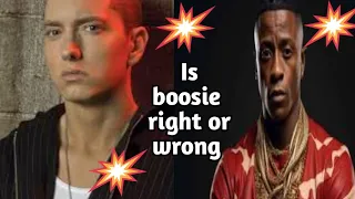 Eminem's Music don't get played in Boosie's hood ?