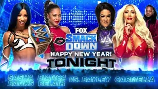 Sasha Banks & Bianca Belair vs Bayley & Carmella (Full Match Part 2/2)