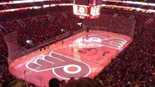 Nashville Predators vs Philadelphia Flyers 10/19/17 - 3rd Period Intro