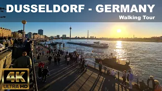 🇩🇪 DUSSELDORF - Germany  | Walking Tour |  4K UHD | 2021