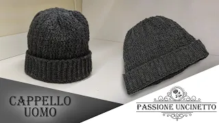 TUTORIAL: Cappello Uomo all'Uncinetto