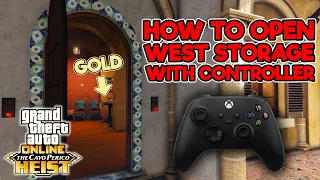 HOW TO OPEN WEST STORAGE (SOLO GOLD GLITCH) WITH CONTROLLER - CAYO PERICO HEIST