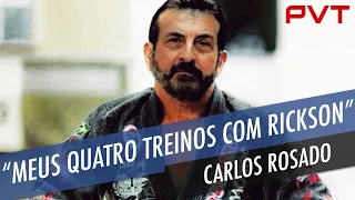 Rosado dá sua versão sobre treinos com Rickson Gracie