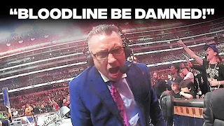 Michael Cole has the best reactions