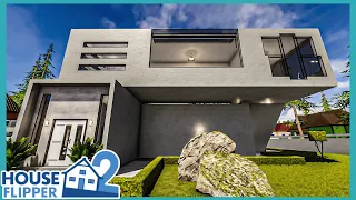 House Flipper 2 - Modern Luxury Brutalist Home - Sandbox Mode - Build and Tour!