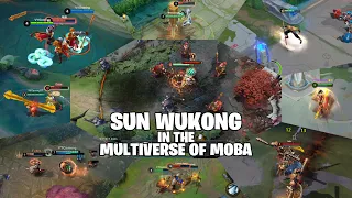 PERBEDAAN HERO SUN WUKONG DI SEMUA GAME MOBA - ADA YANG BISA NAIK AWAN KINTON