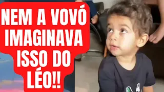 😭A VOVÓ ZAIDA HUFF NÃO IMAGINAVA QUE O LEOZINHO FOSSE FAZER ISSO E FÃS CHORAM