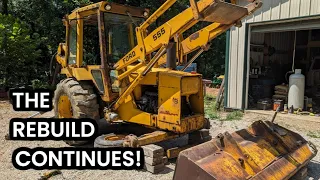 Restoring Old Backhoe - From Rust to Glory!