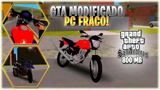 GTA MOTOVLOG PARA PC FRACO! | MUITO LEVE (800MB)