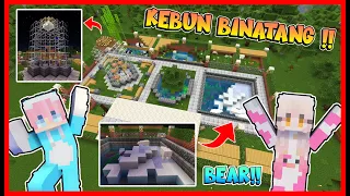 KEREN !! ATUN & MOMON BANGUN KEBUN BINATANG PALING BESAR !! Feat @sapipurba Minecraft RolePlay