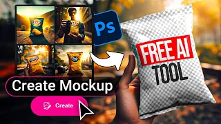 Create PSD mockups using FREE Ai and Photoshop | Bing Ai