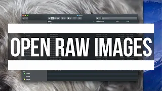 How to Open Raw Images on Mac & Convert without additional software or websites