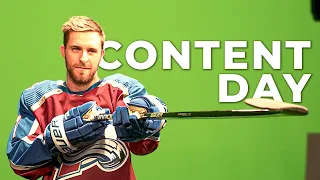 Colorado Avalanche Content Day | Behind the Scenes