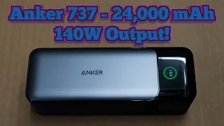 Anker 737 Powercore 24K 24,000mAh Power Bank Quick Look