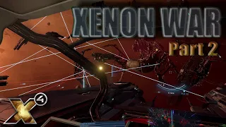 Fighting Xenon Large Scale Part 2 | How to Fight Xenon I with MK2 Laser Towers | X4 Foundations