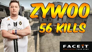 zywOo 56 Kills POV on Dust 2 Highlights FACEIT LVL 10 CS:GO