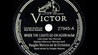 1942 HITS ARCHIVE: When The Lights Go On Again (All Over The World) - Vaughn Monroe