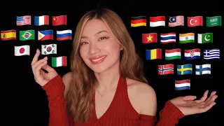 ASMR Trigger Words In 20+ Different Languages (2 Hours)