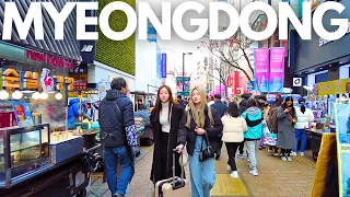 How is Myeongdong Shopping & Street Food Area in 2023? | 🇰🇷 Seoul, South Korea