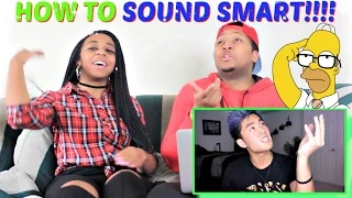 How To Sound Smarter Than You Really Are! By NigaHiga REACTION!!!