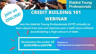 Credit Building 101 with Habitat Young Professionals