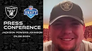 Jackson Powers-Johnson: ‘This Is Just a Wrap-Around Full Circle Moment’ | 2024 NFL Draft | Raiders