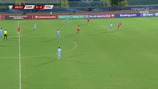 Gol San Marino przeciwko Polsce XDDD