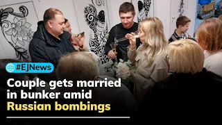 Ukraine War: Bomb alarms replace wedding bells as couple weds amid Russian bombings