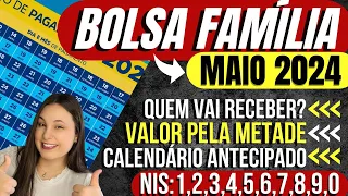 💸BOLSA FAMÍLIA MAIO: CALENDÁRIO ANTECIPADO! VALOR do BENEFÍCIO pela METADE? ATUALIZAÇÃO no CRAS!