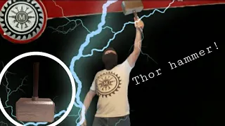 how to make a wooden thor hammer!