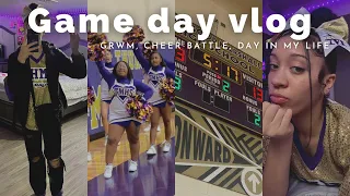 Game Day Vlog: Grwm, cheer battle, a day in life ❤️